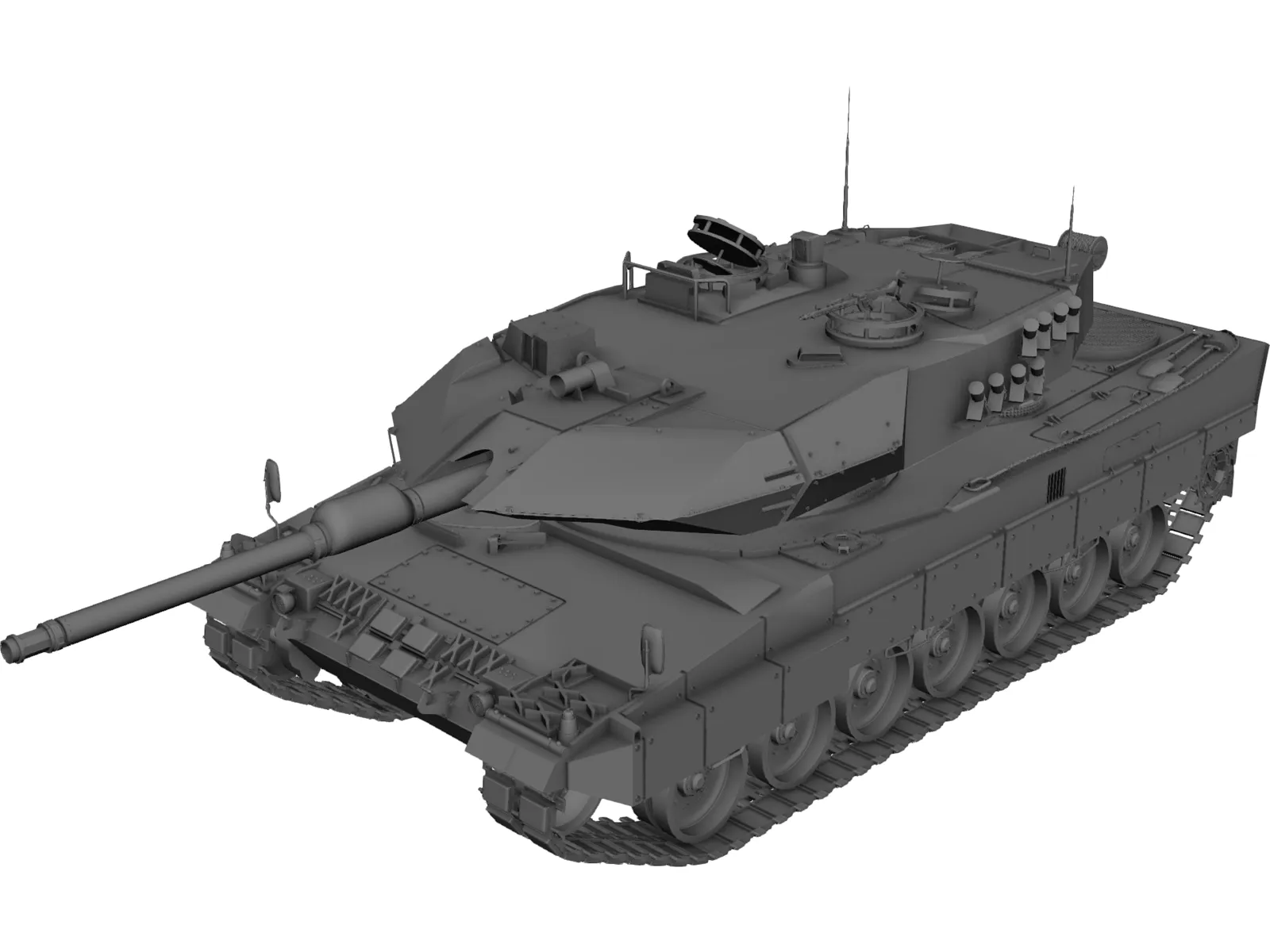 Leopard II 3D Model