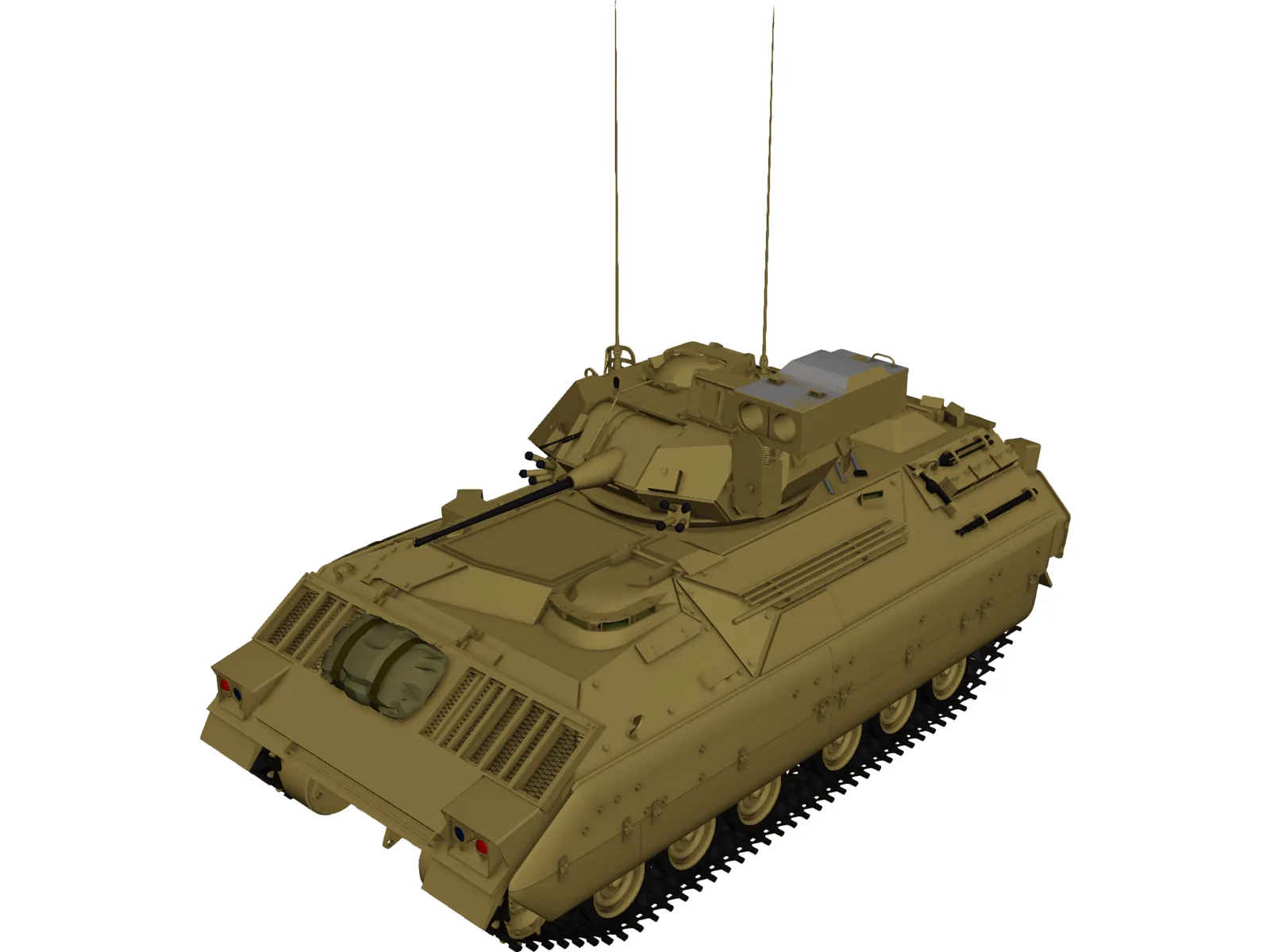 M2AB Infantry 3D Model