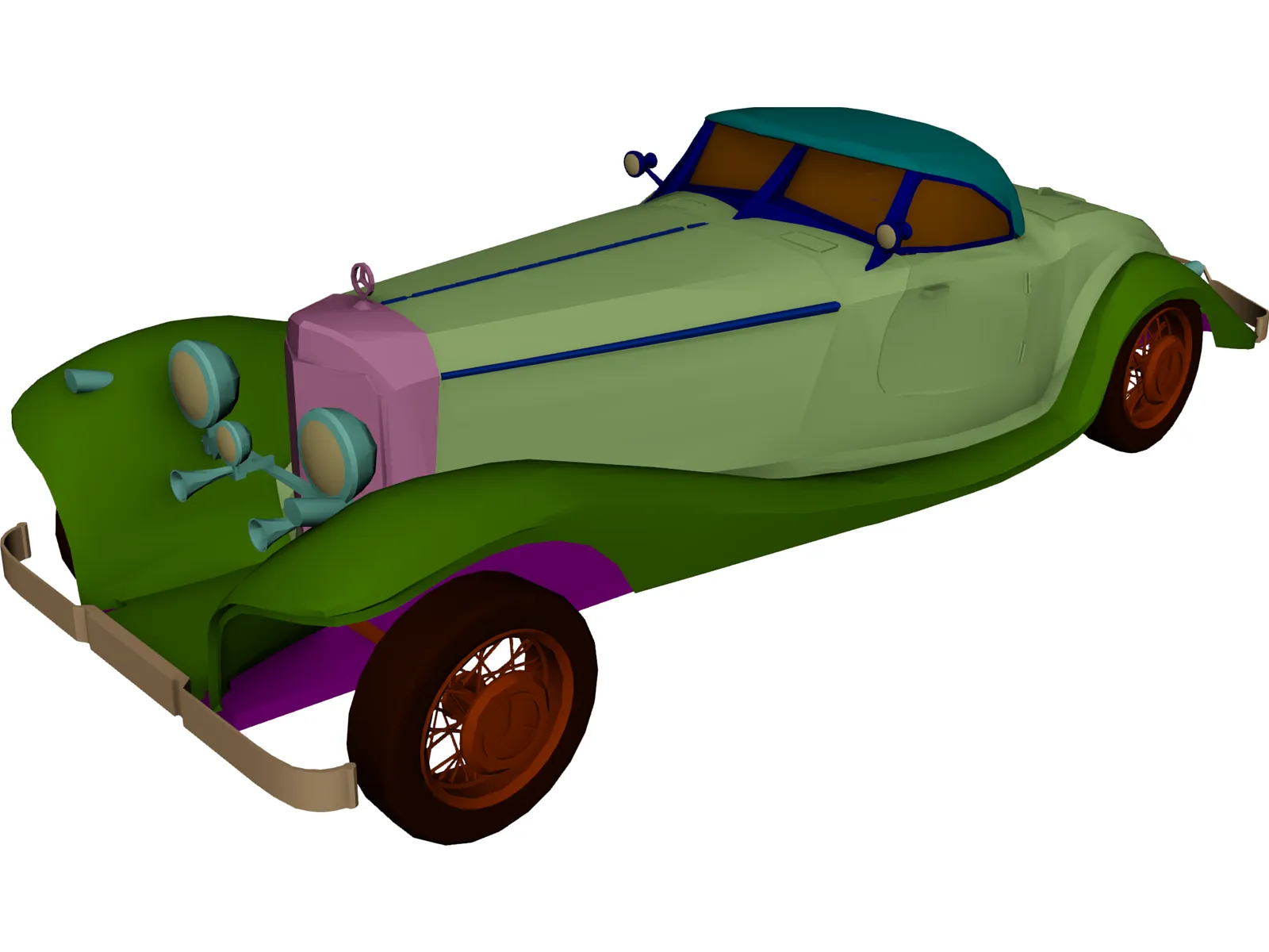 Mercedes-Benz 540 3D Model