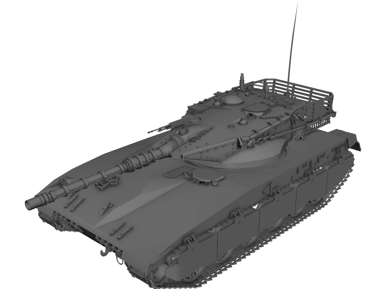 Merkava 3D Model