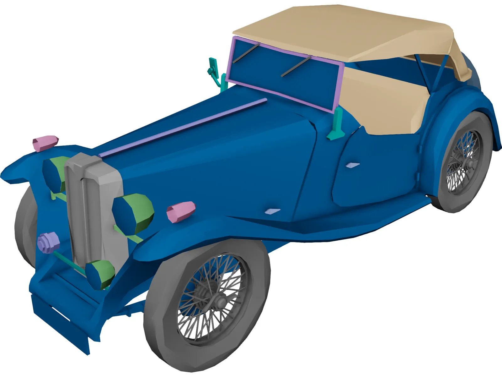 MG TC 3D Model