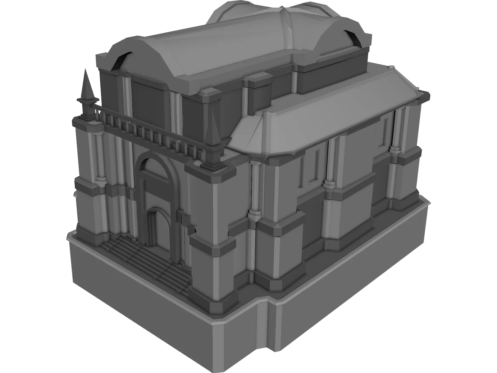 Temple 3D Model