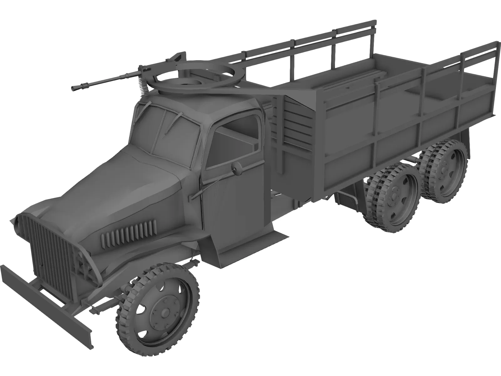 US Army Truck 3D Model