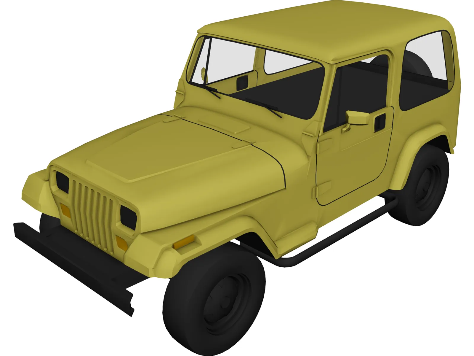 Jeep Wrangler 3D Model