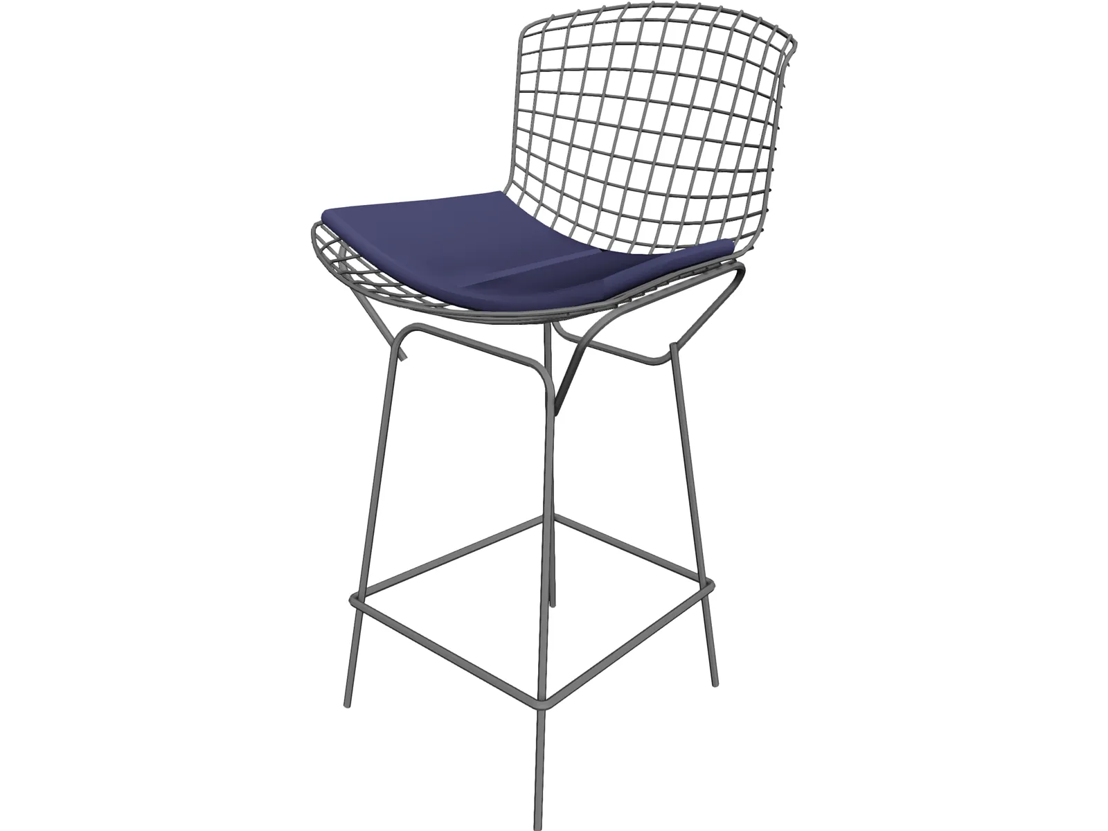 Bertoia Stool 3D Model