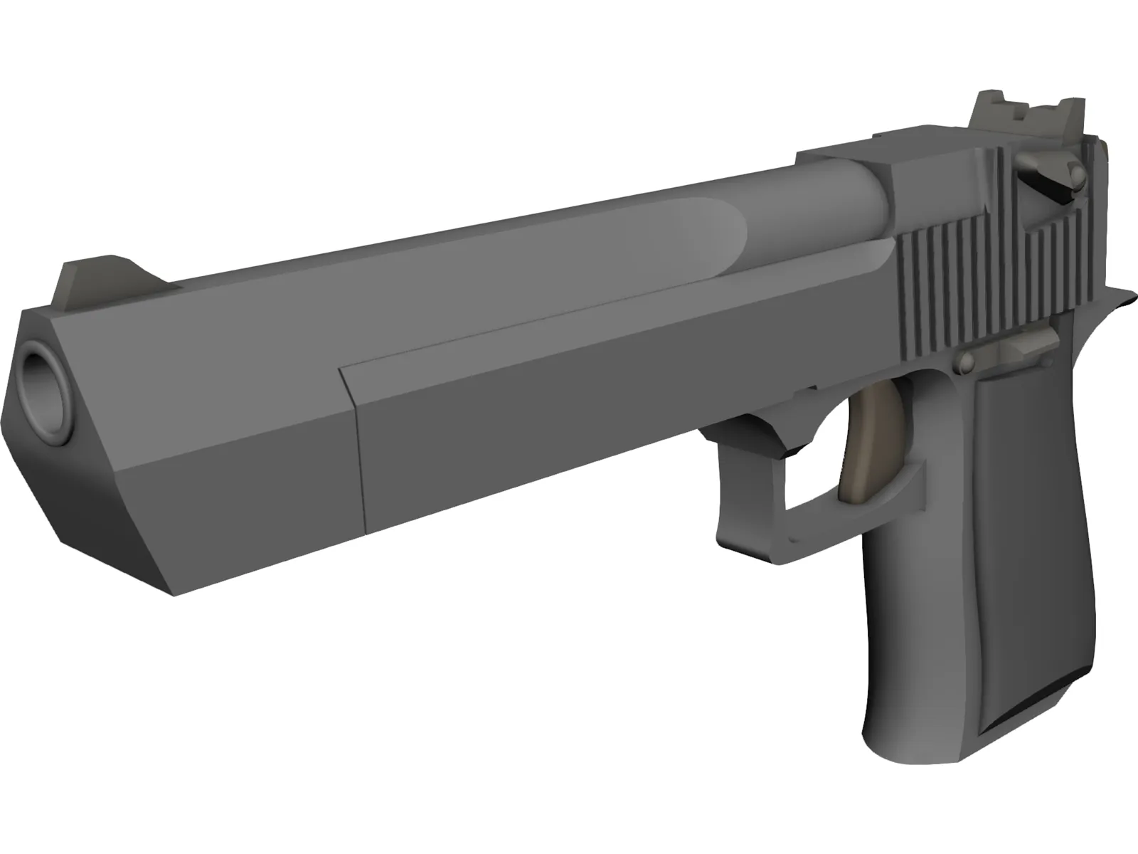 .45 Magnum Desert Eagle 3D Model