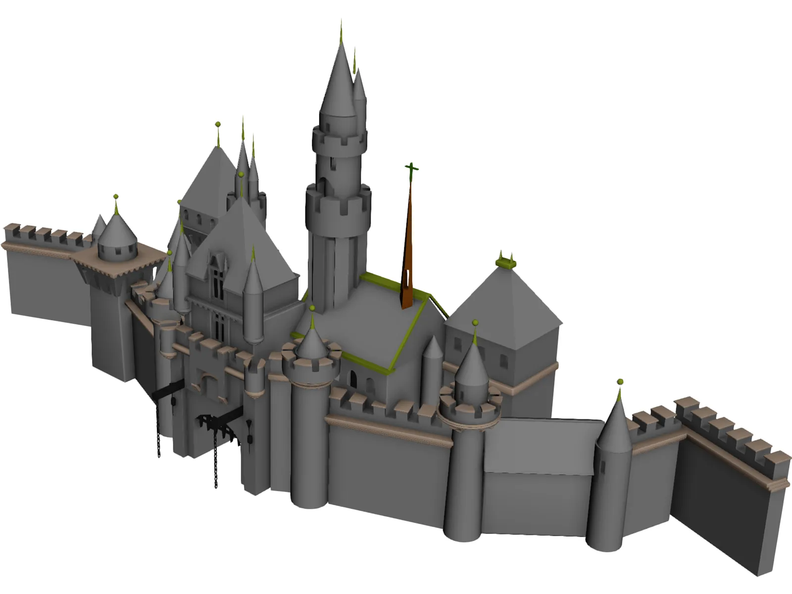 Disneyland 3D Model