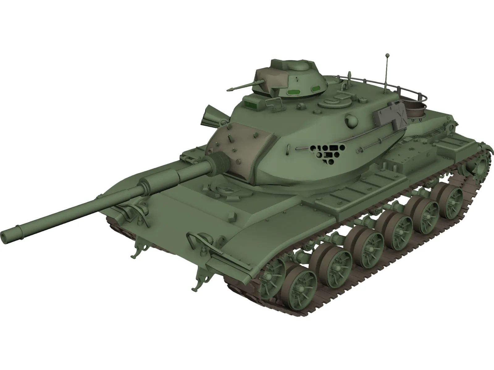 M60 A3 3D Model