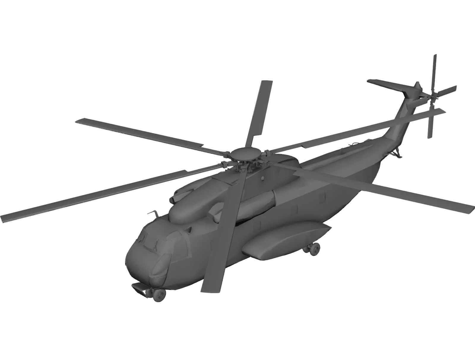 Sikorsky CH-53 Sea Stallion 3D Model