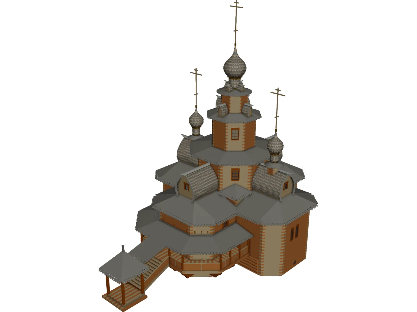 Church Tranfiguration 3D Model