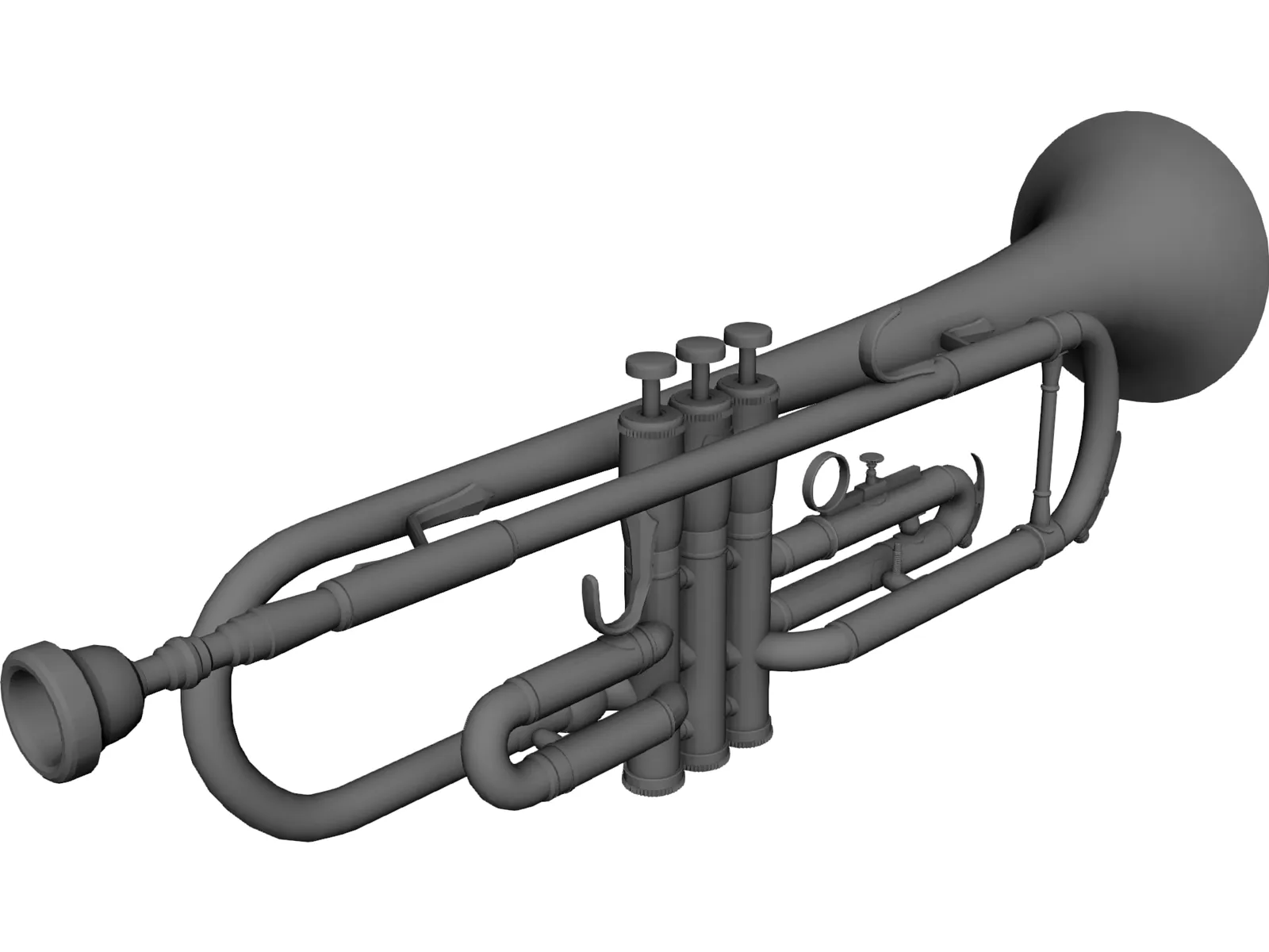 Trumpet 3D Model