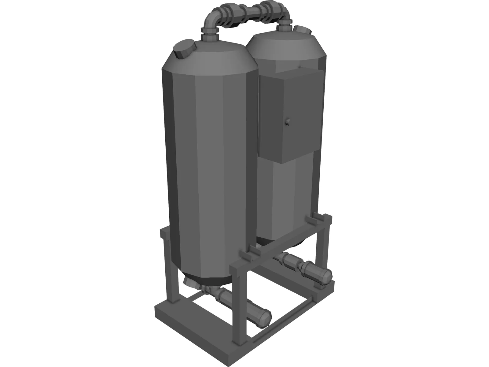 Industrial Air Dryer 3D Model