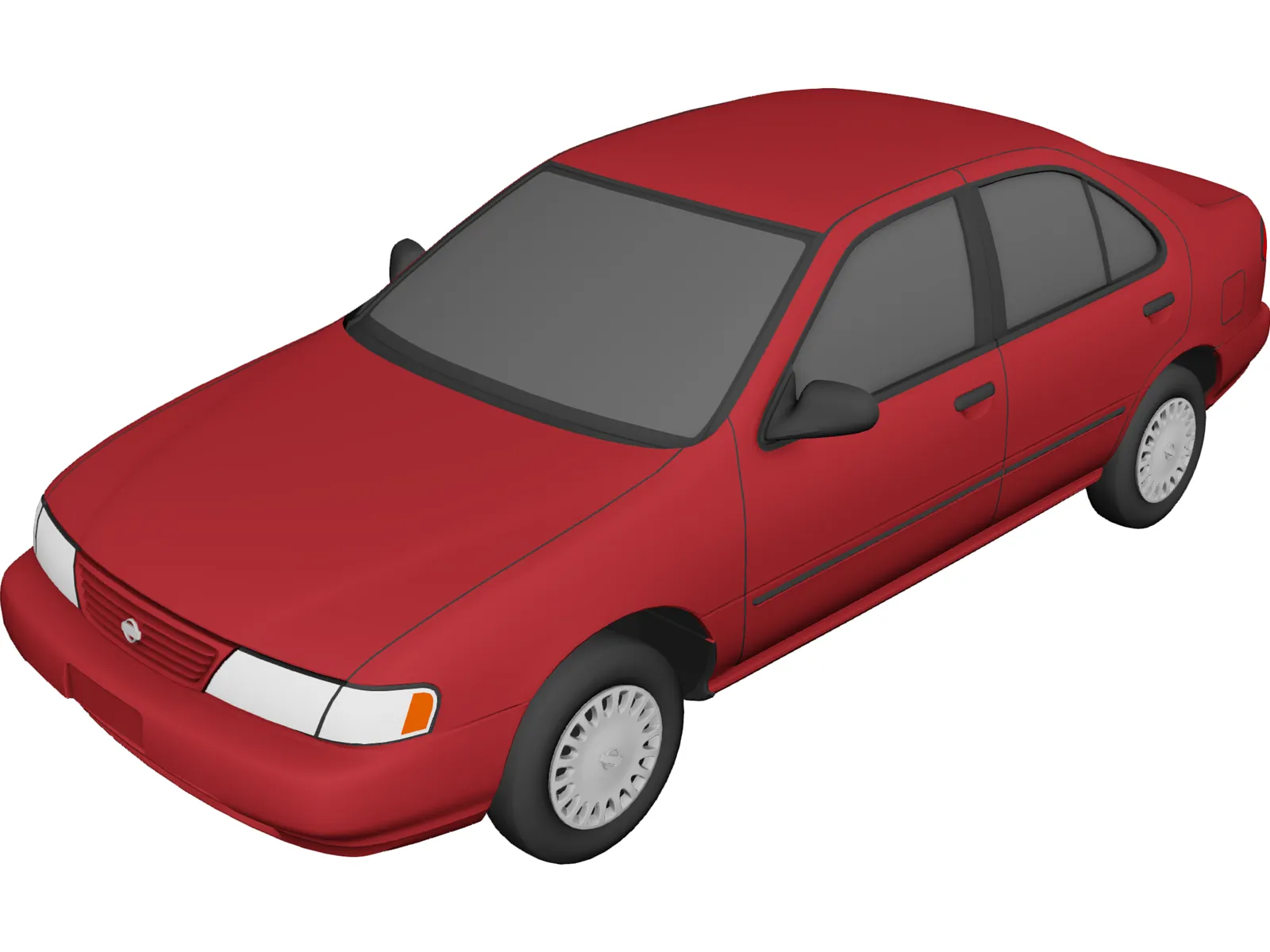 Nissan Sentra GXE (1996) 3D Model