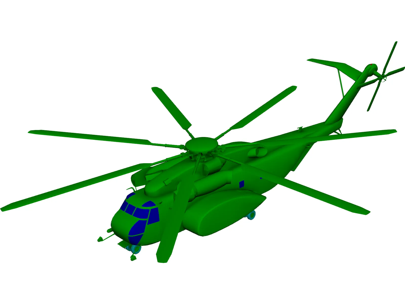 Sikorsky MH-53E Pave Low 3D Model