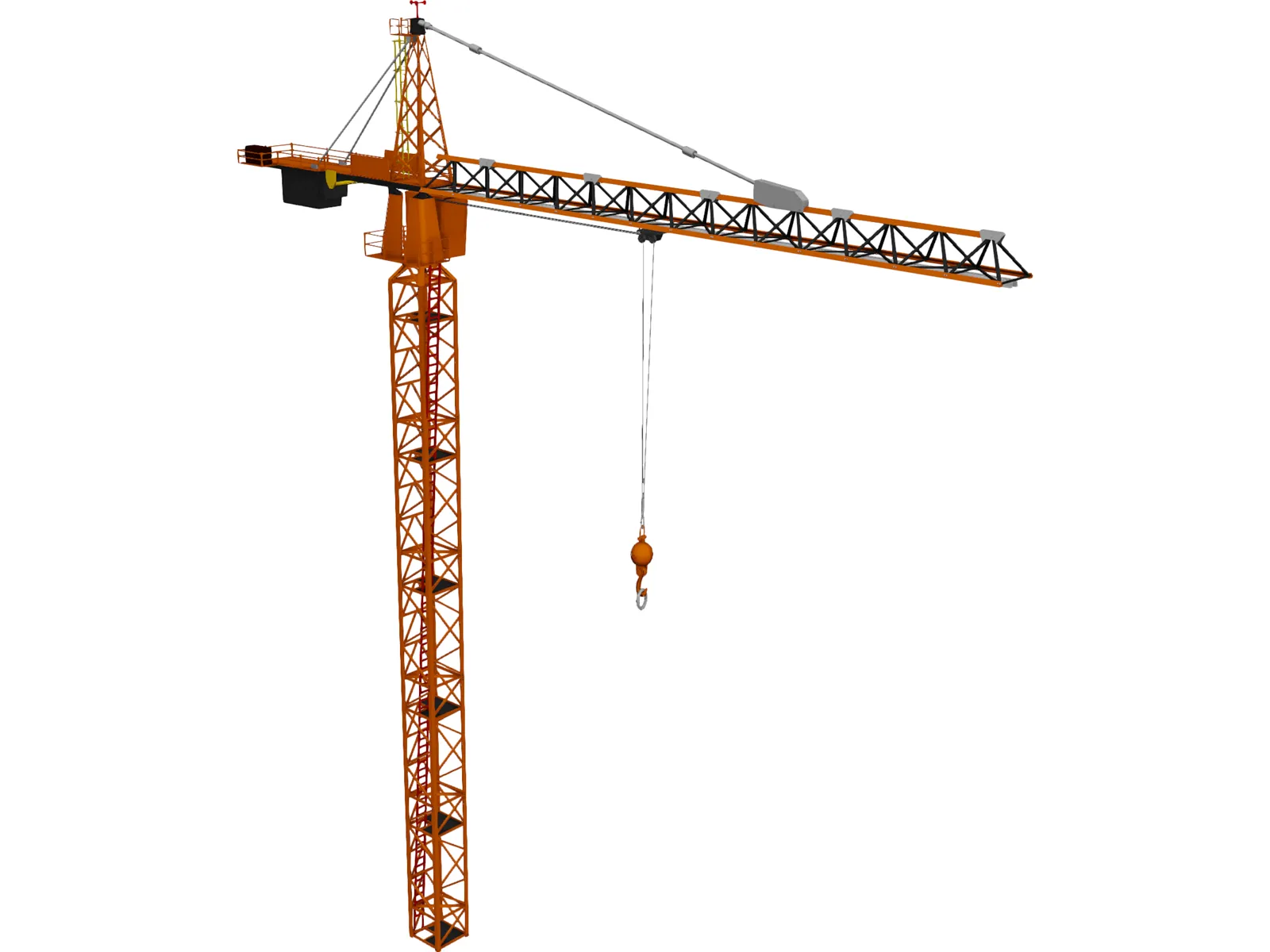 Tower Crane 3D Model