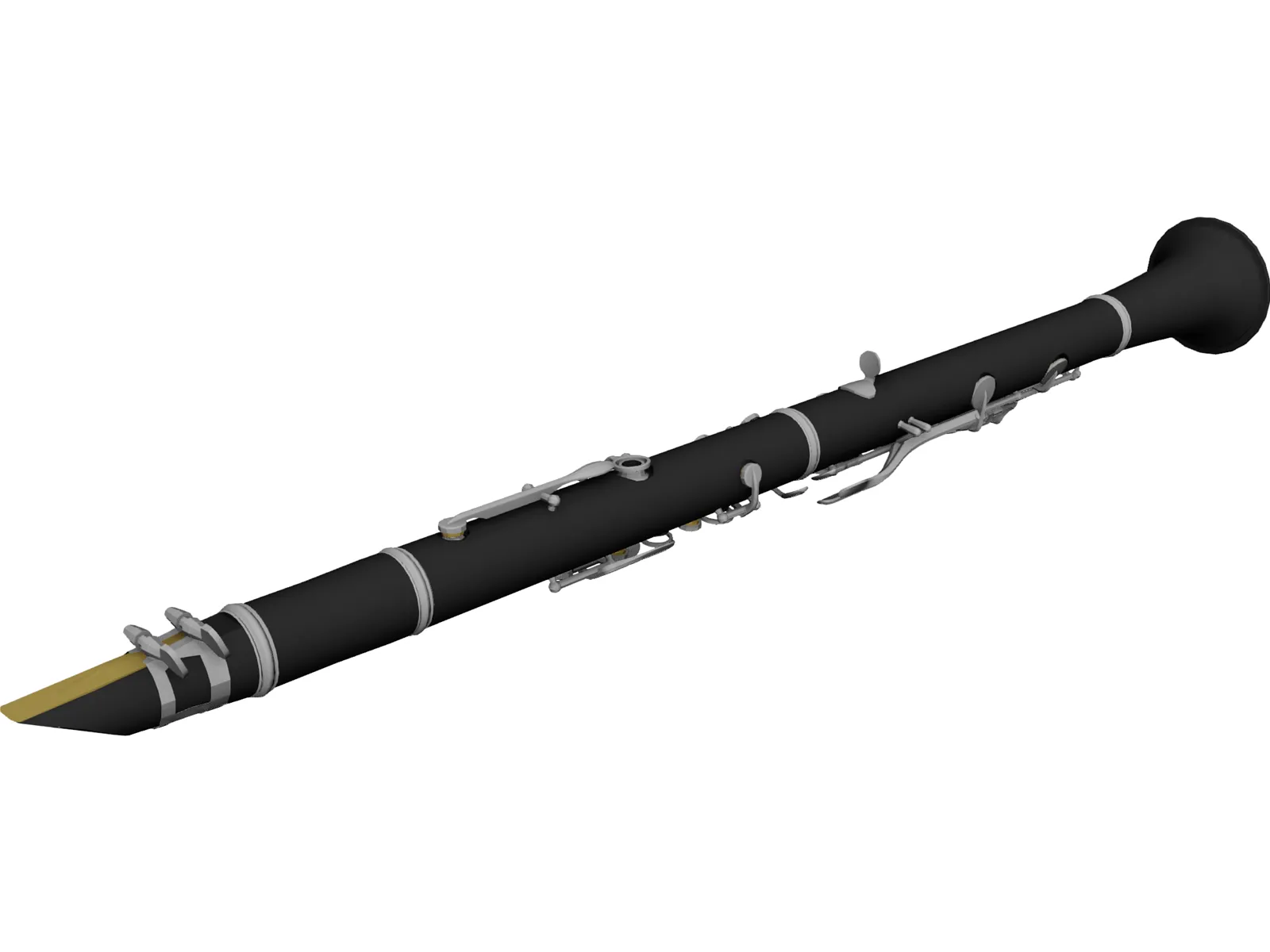 Clarinet 3D Model