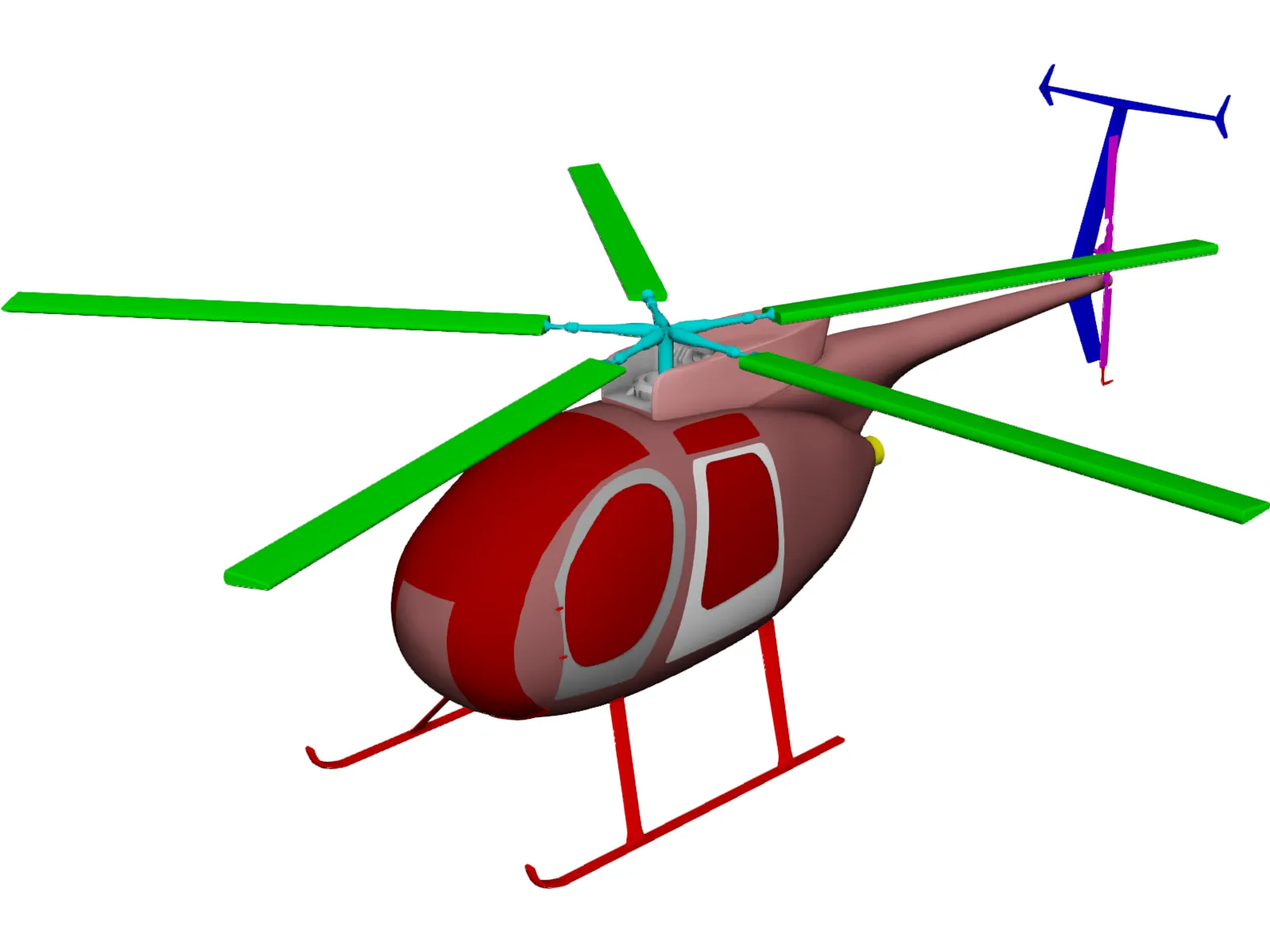 MD-500 3D Model