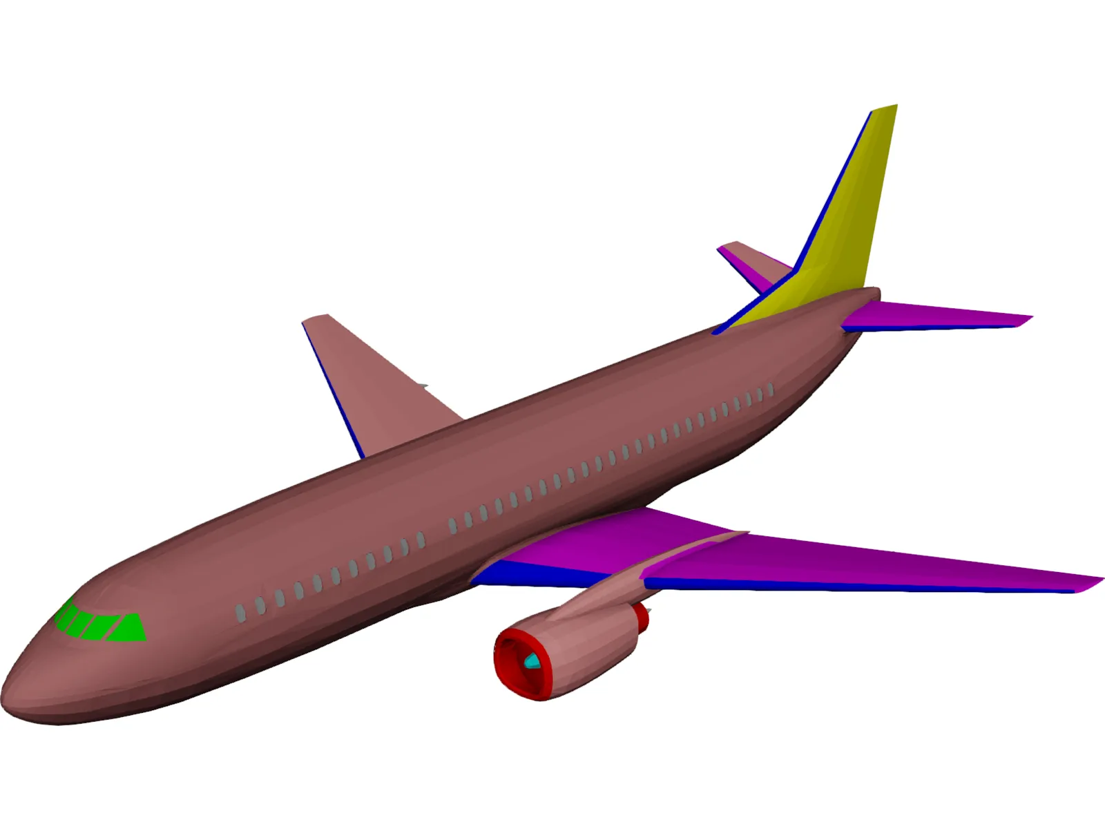 Boeing 737-300 3D Model