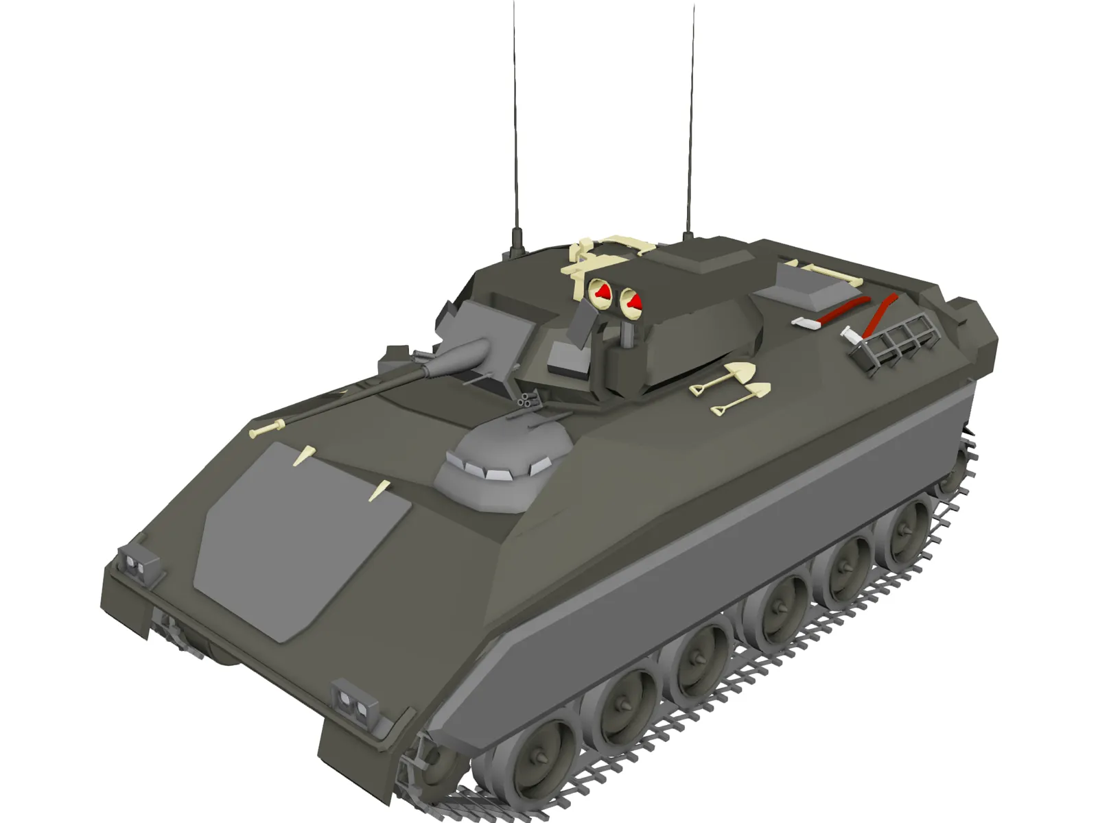 M3 Bradley 3D Model