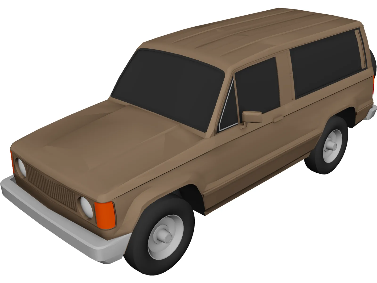 Isuzu Trooper (1986) 3D Model