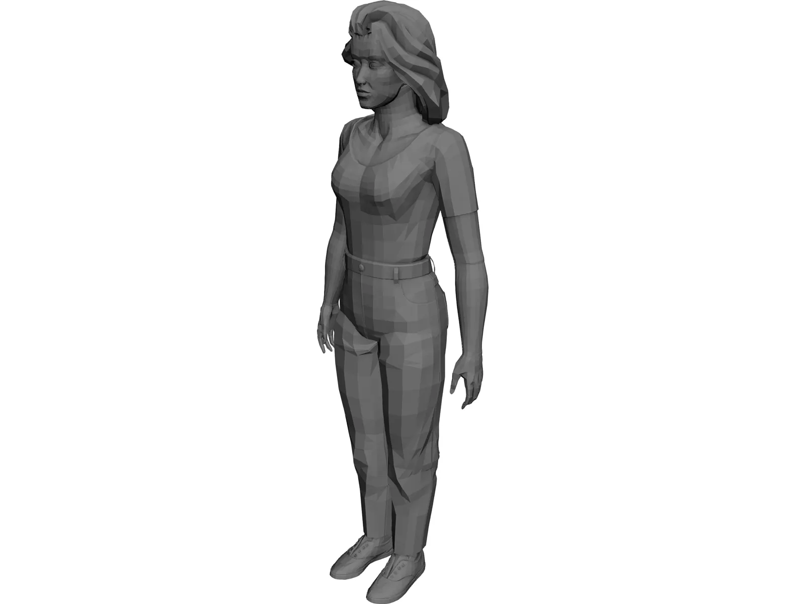 Girl [+Clothes] 3D Model