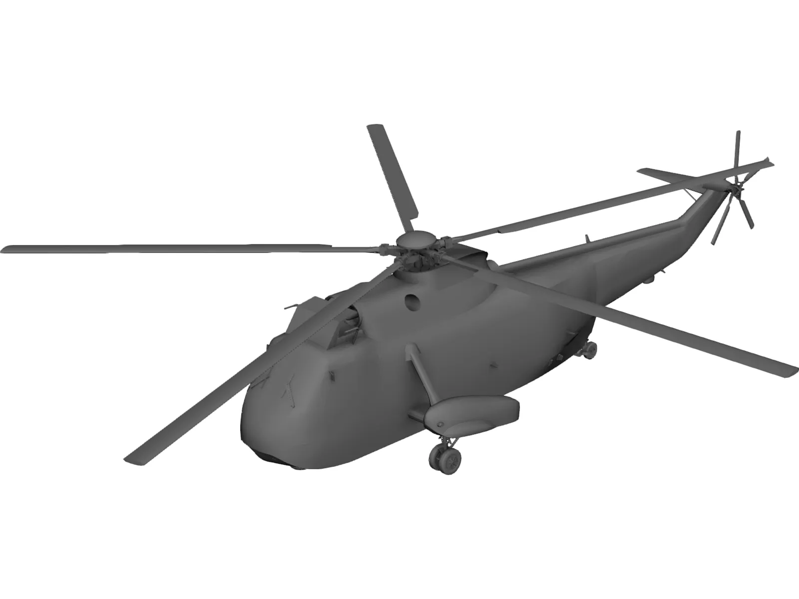 Sikorsky SH-3H Sea King 3D Model