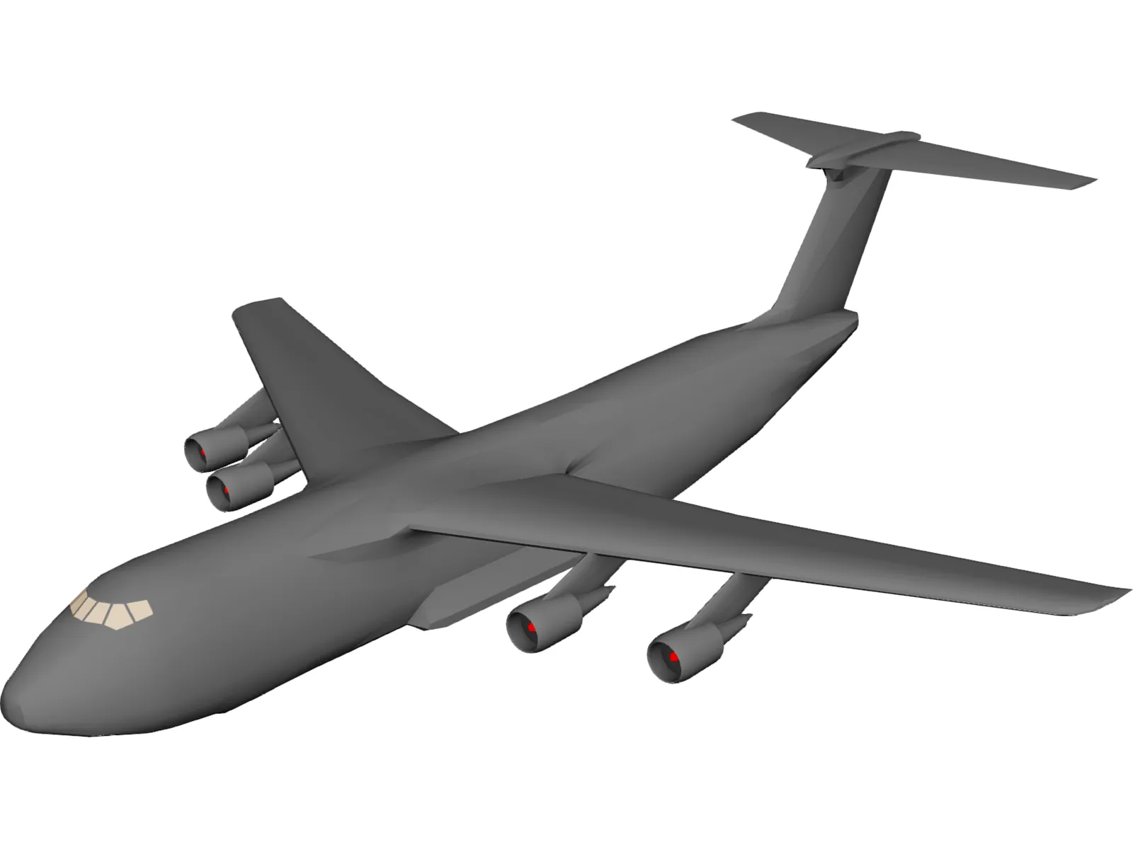 Lockheed C-5G Galaxy 3D Model