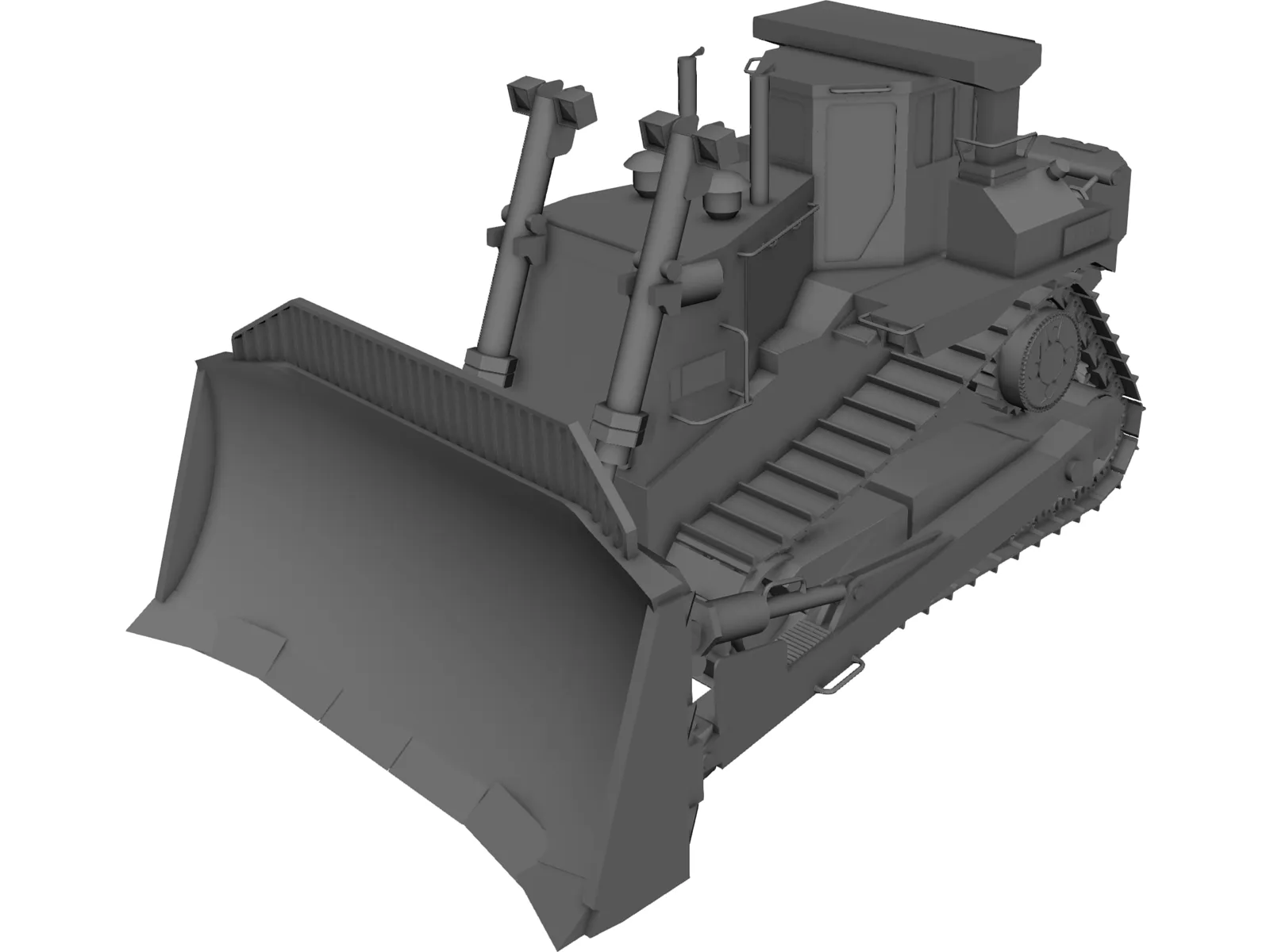 Bulldozer D-11 3D Model