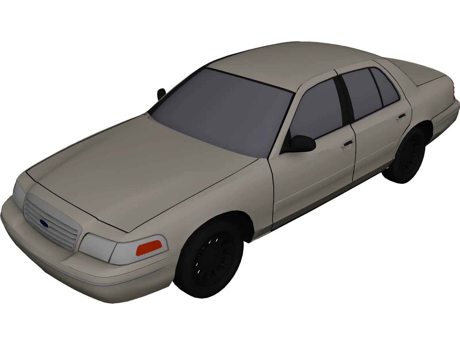 Ford Crown Victoria (2000) 3D Model