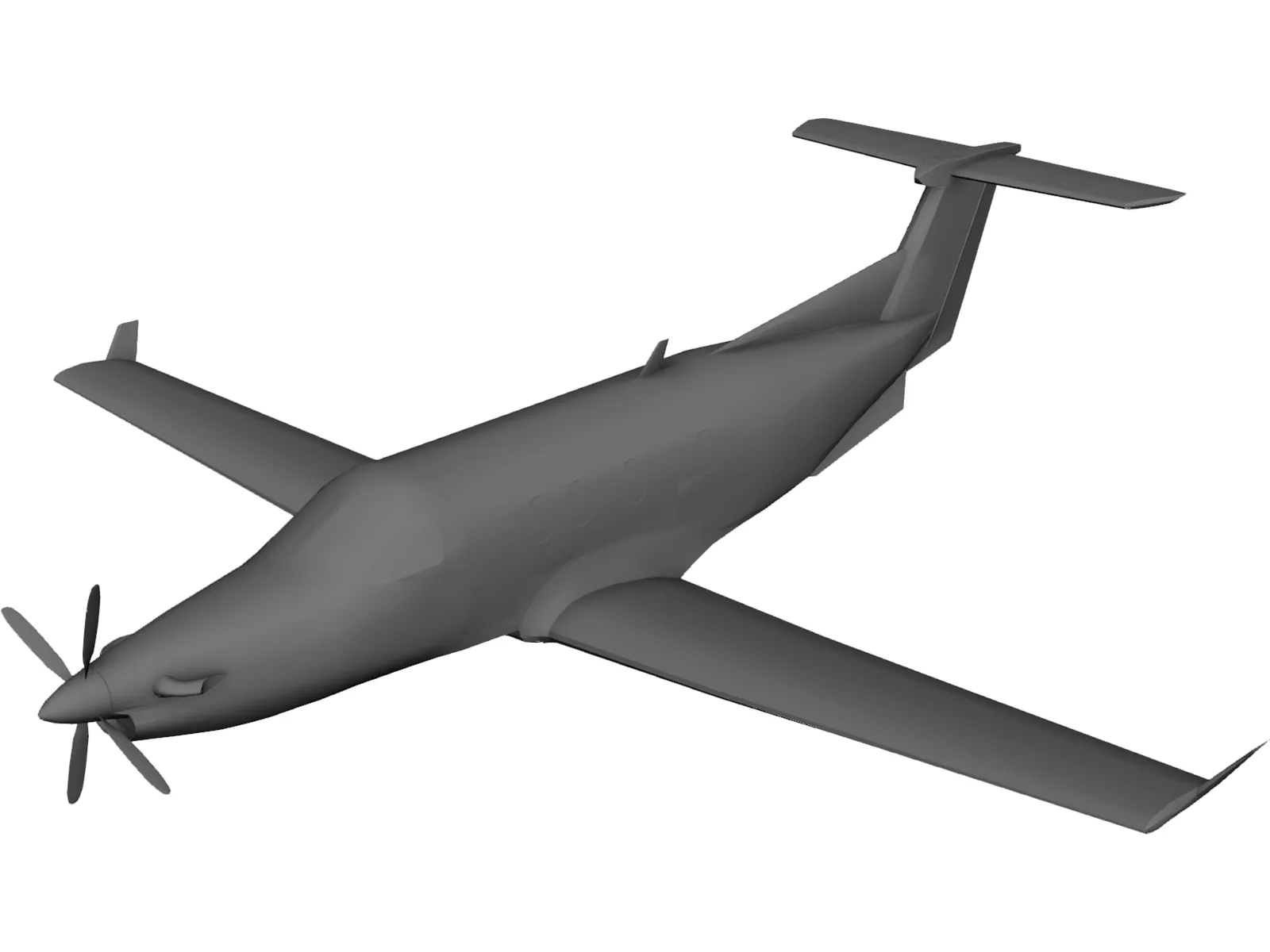 Pilatus PC-12 3D Model