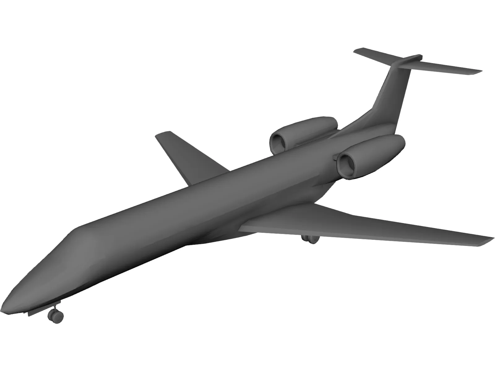 Embraer ERJ 135 3D Model