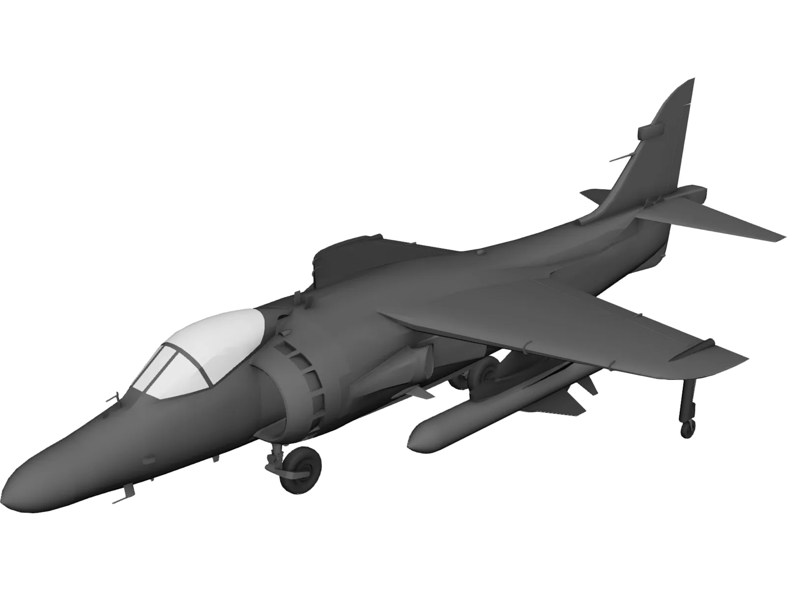 BAE Sea Harrier Mk.2 3D Model