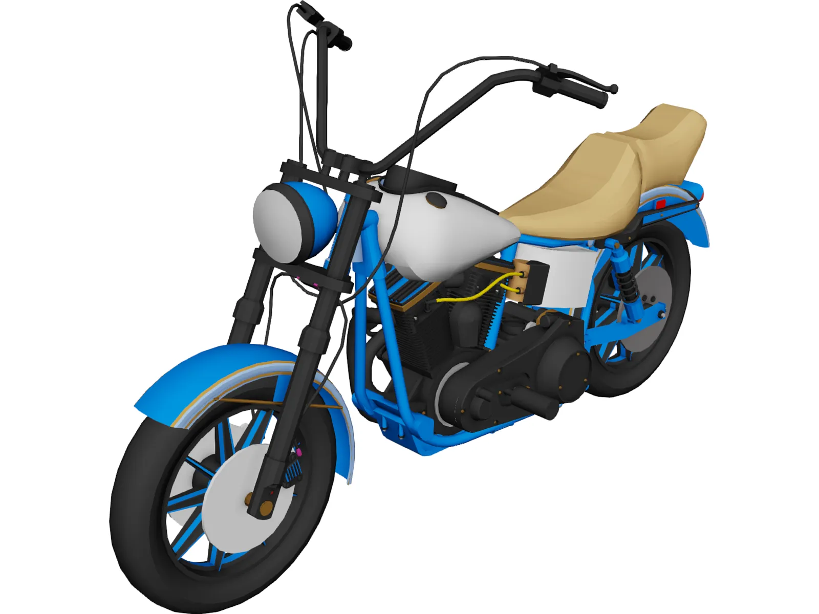 Harley-Davidson 3D Model