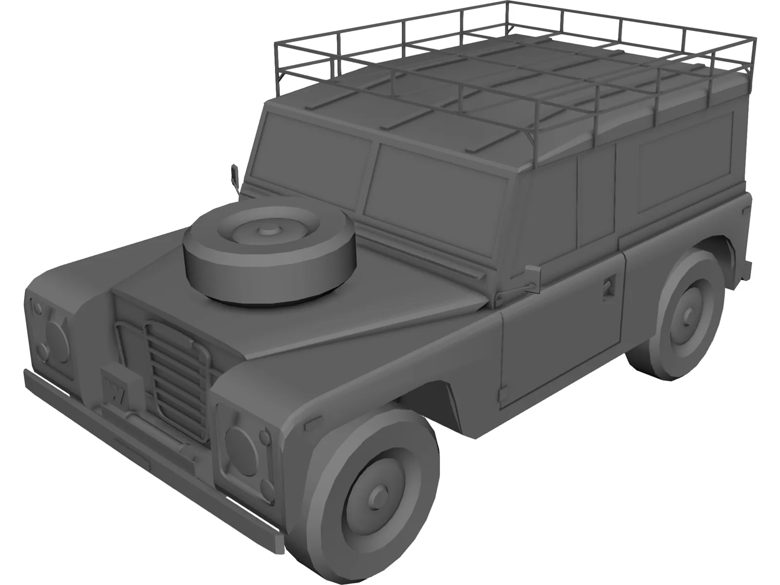 Land Rover (1972) 3D Model