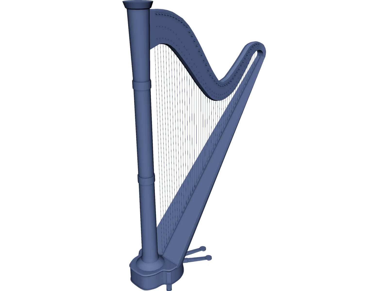 Harp 3D Model