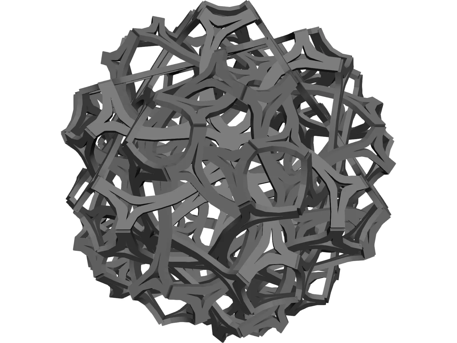 Buckyball 3D Model