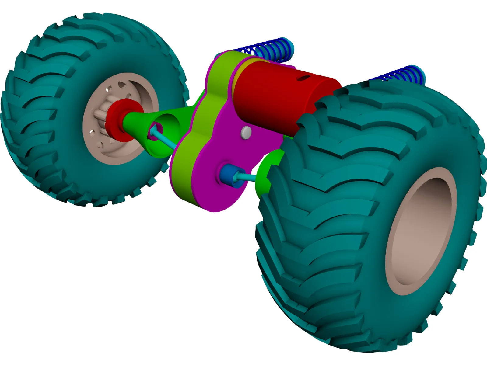 Car Suspension  3D Model