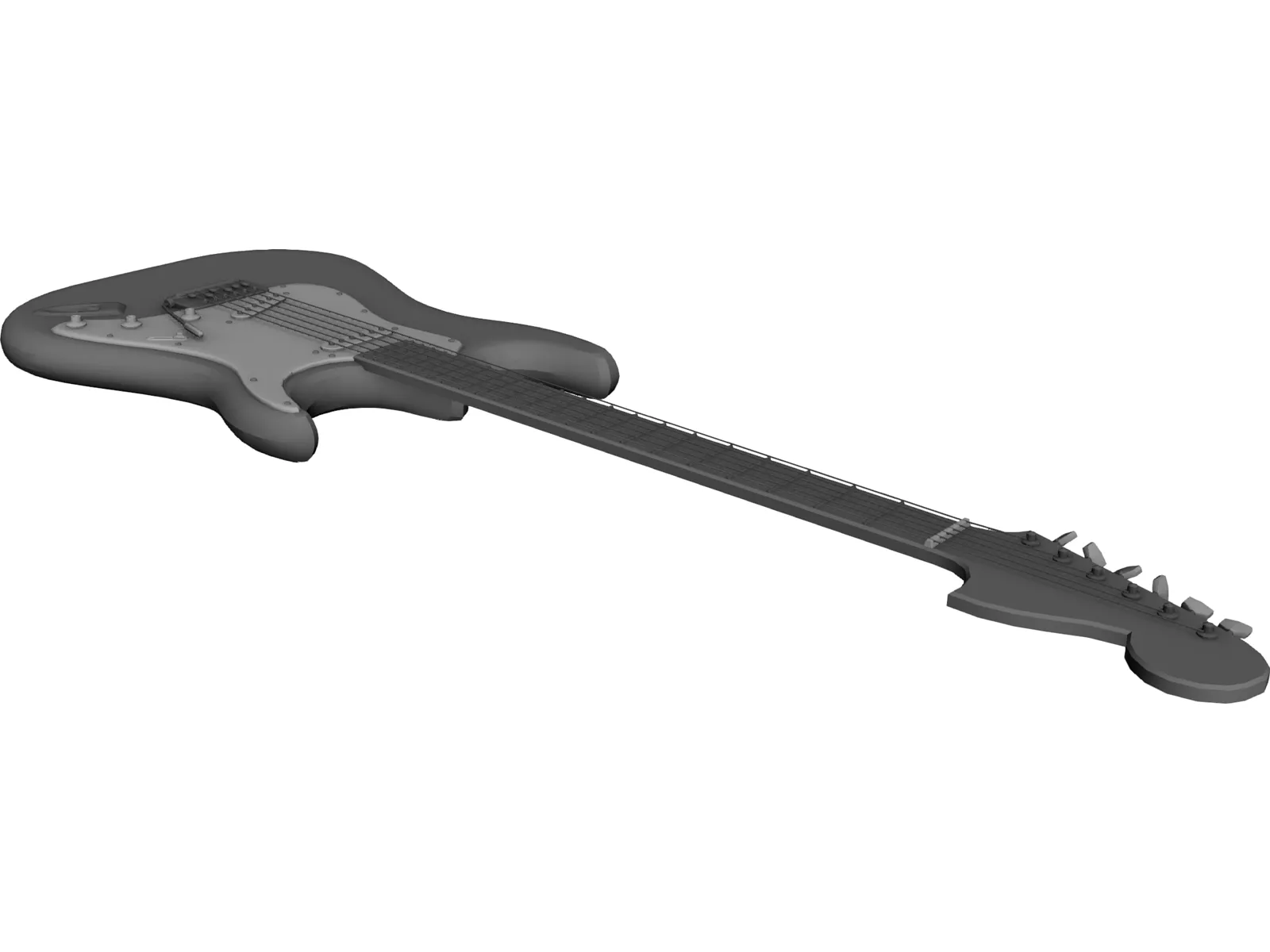 Guitar Electric 3D Model