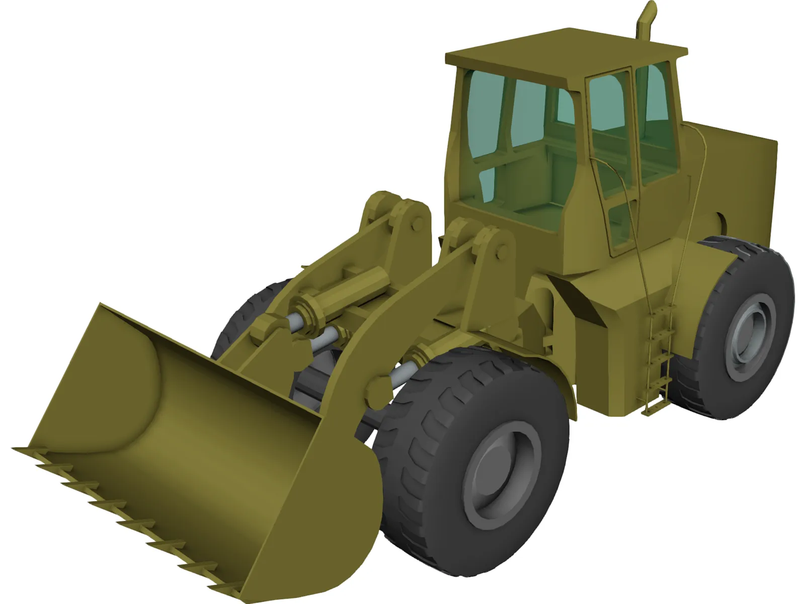 Front Loader 3D Model