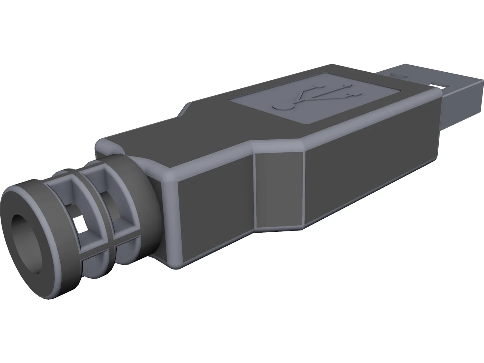 forbrug New Zealand kant USB Connector Free 3D CAD Model - 3D CAD Browser