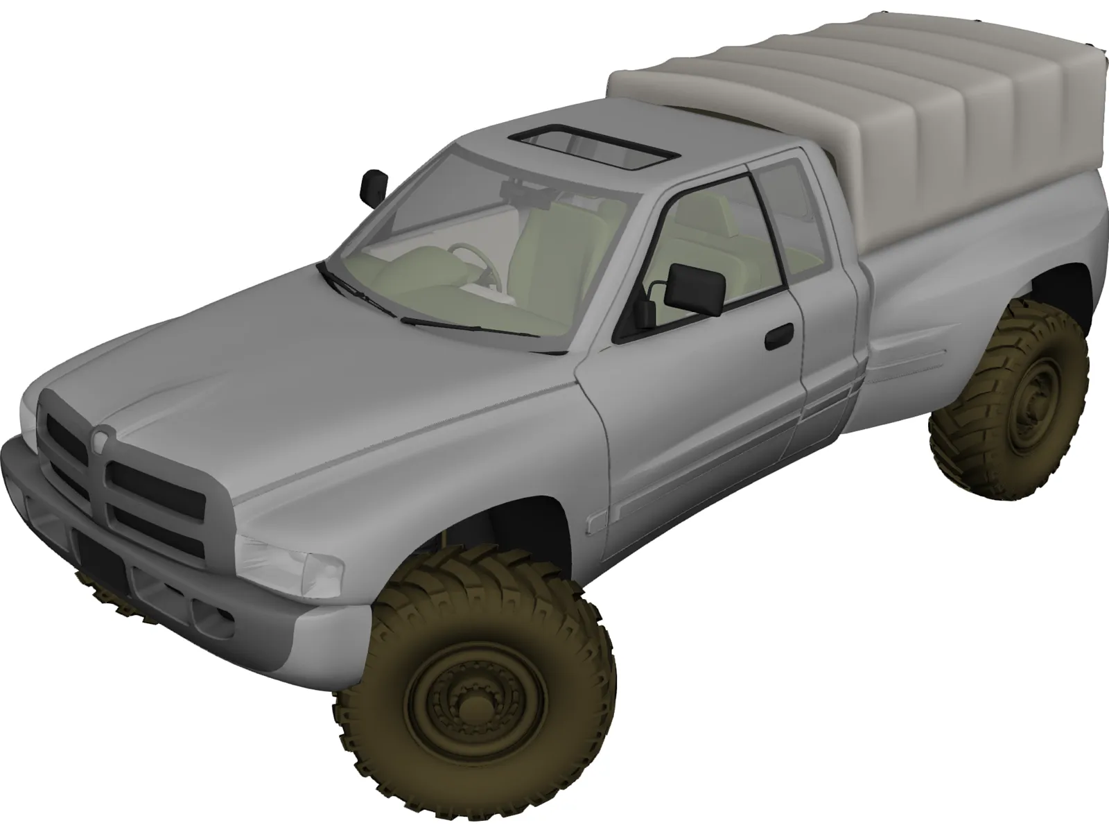 Dodge Pickup 3D Model