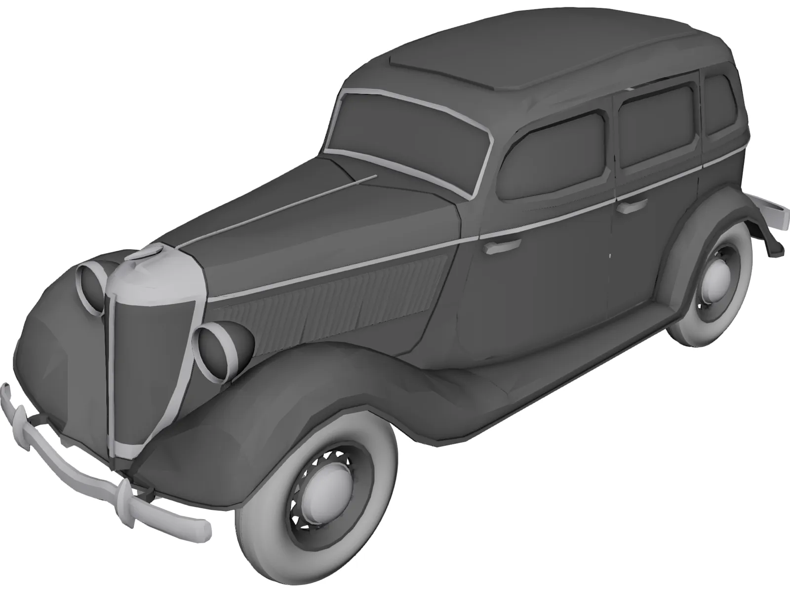 GAZ M1 3D Model