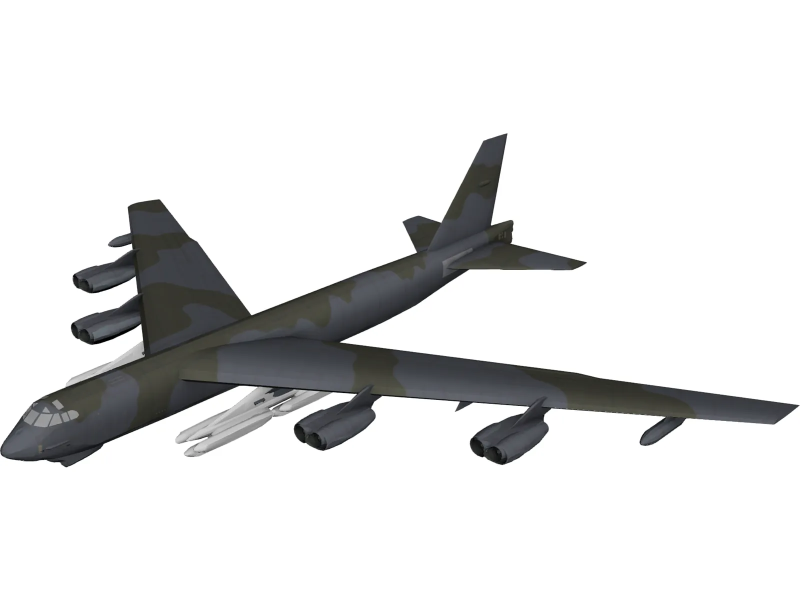 B-52G/H 3D Model