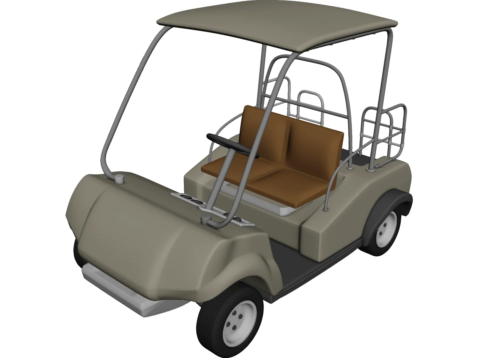 Golf Cart 3D Model