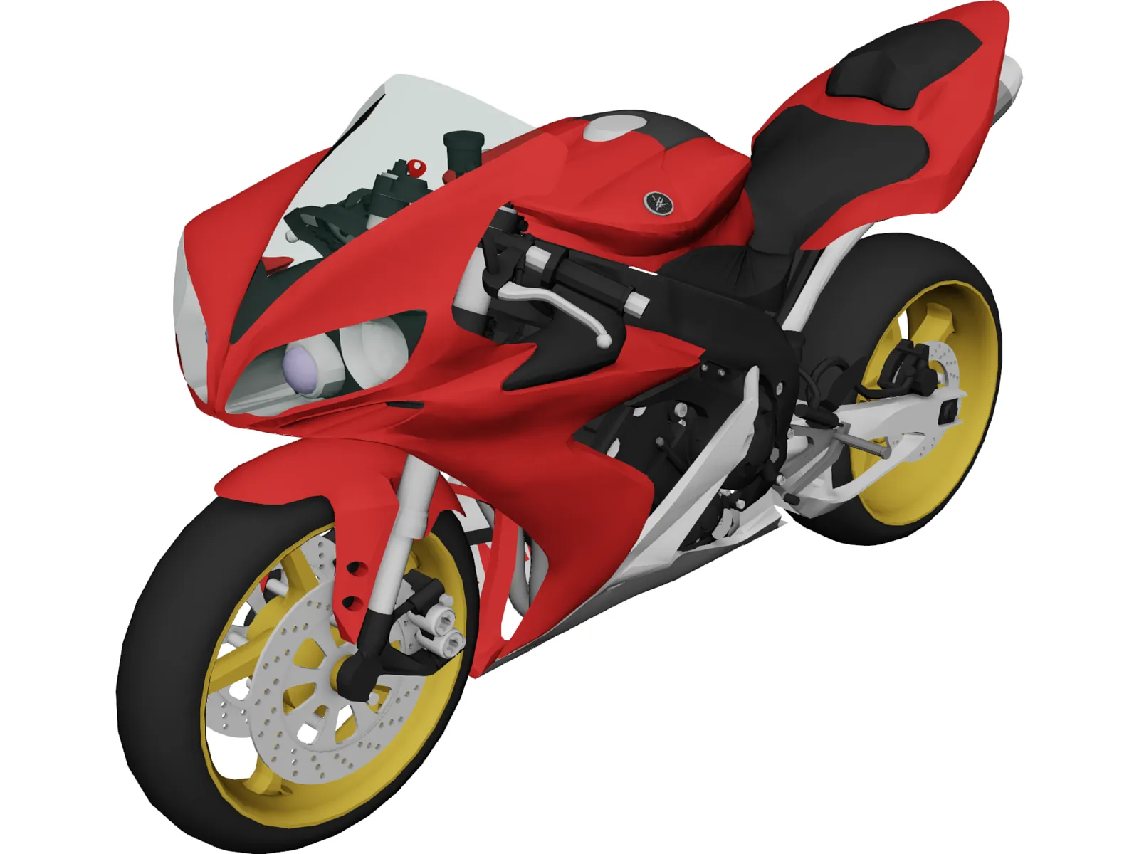Yamaha YZF-R1 3D Model