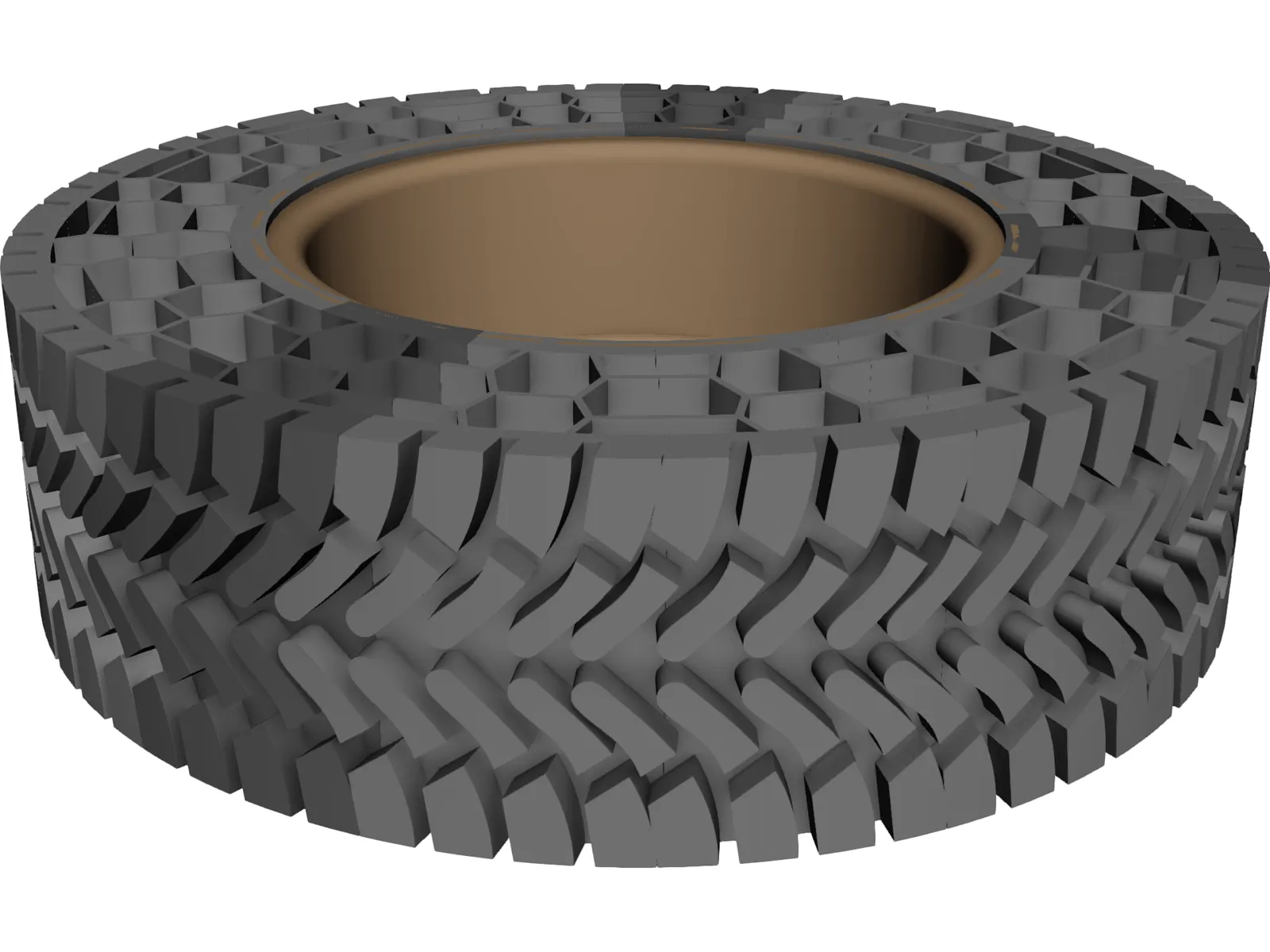 Run Flat Tire 3D Model