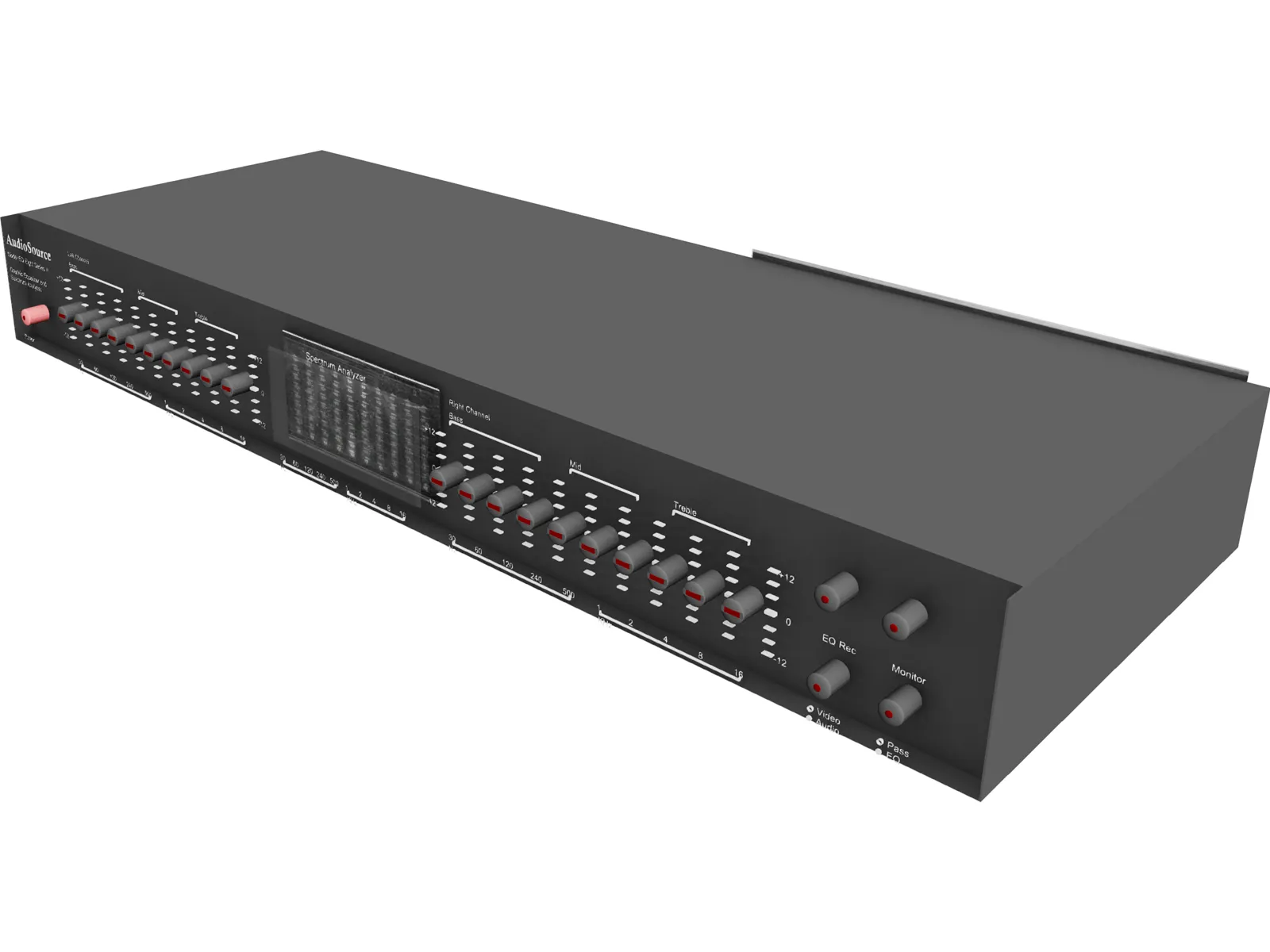 Graphic Equalizer 3D Model