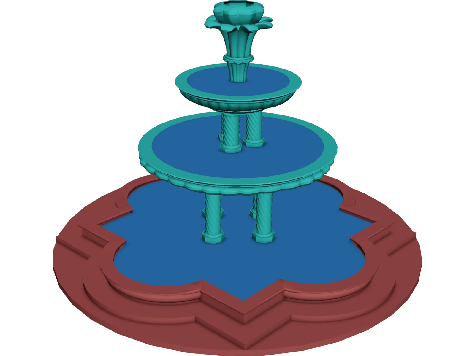 Fountain 3D Model