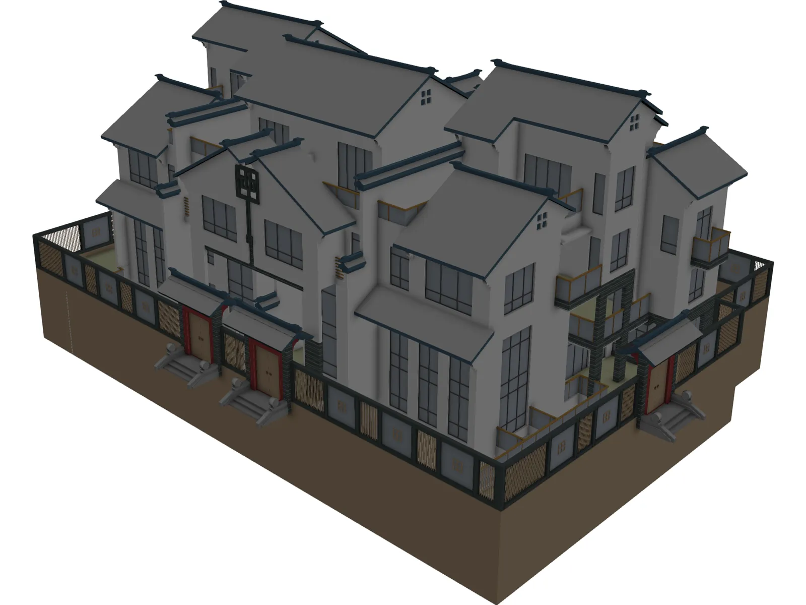 Villa 3D Model