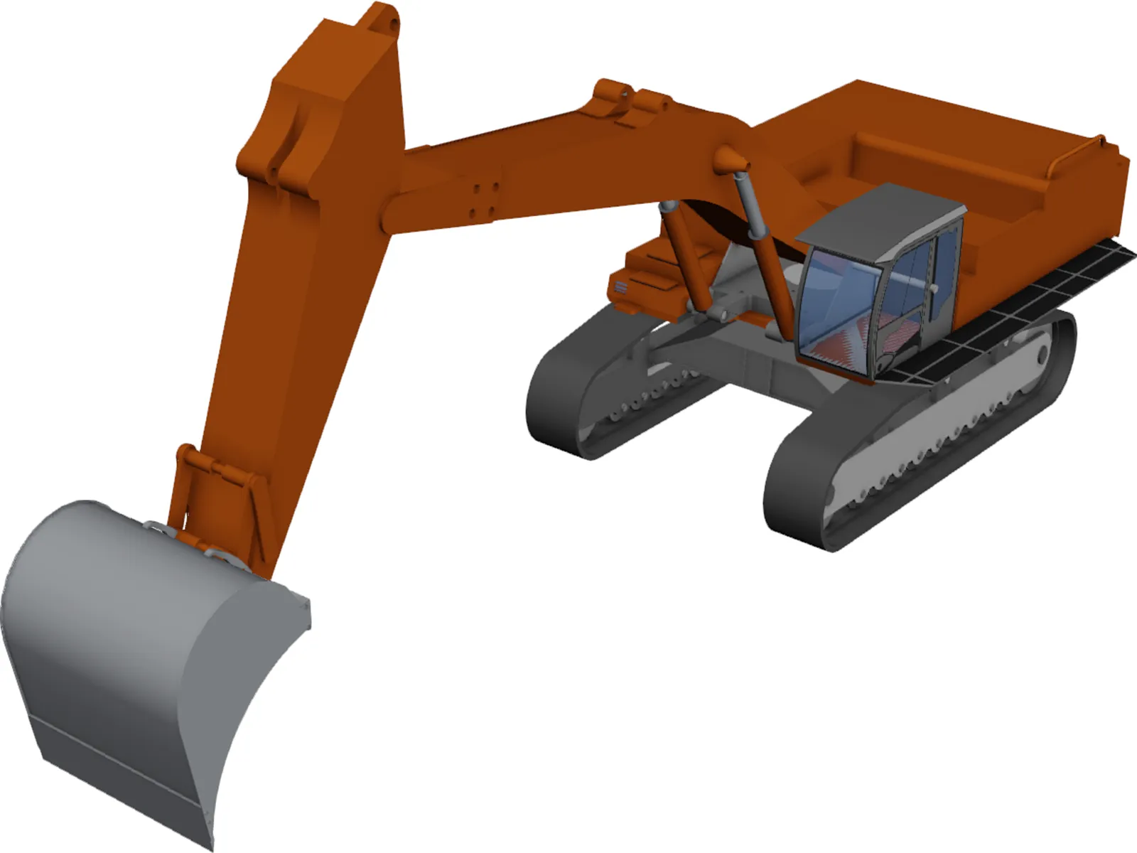 Hitachi 870LCH 3D Model